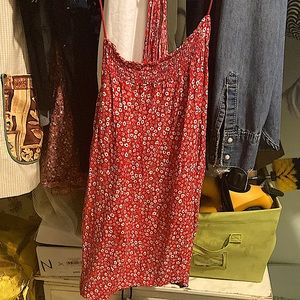 Red white and blue top